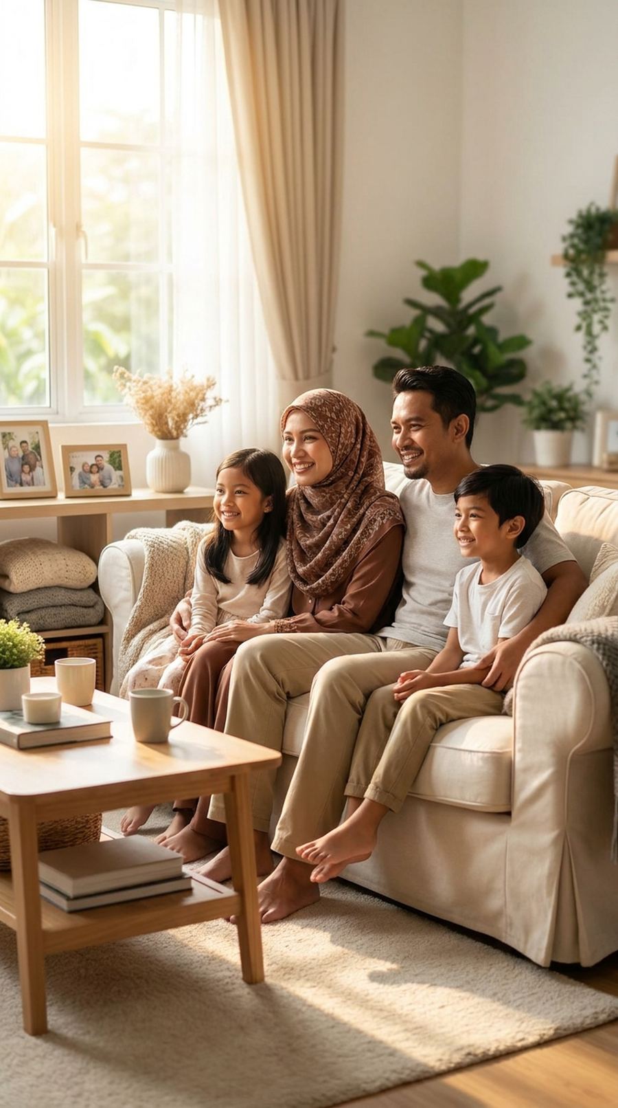Keluarga Malaysia yang tenang dan terjamin masa depan kewangannya